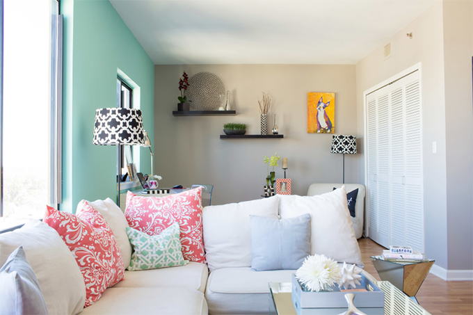 Decoração de apartamento feminino