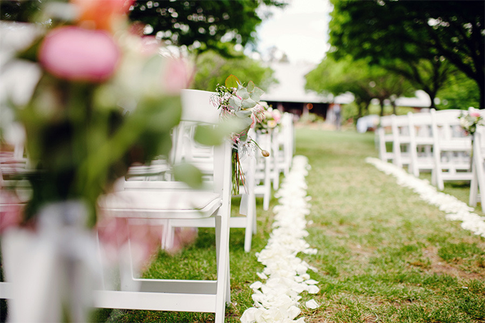 Decoração de casamento vintage