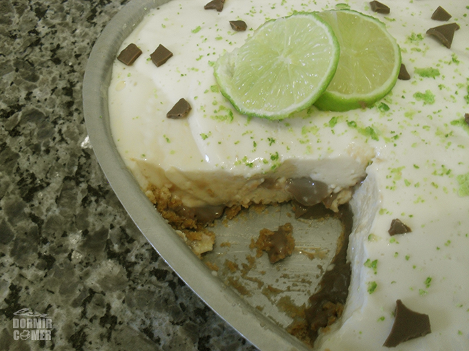 Receita: Torta de limão com brigadeiro