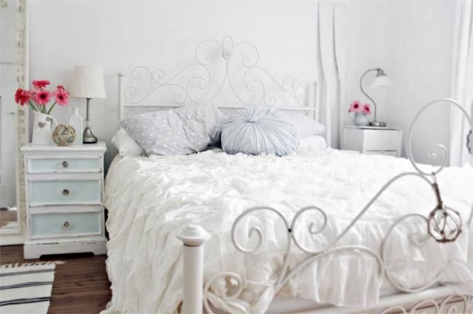 Inspiração linda e clean para decorar o quarto de casal