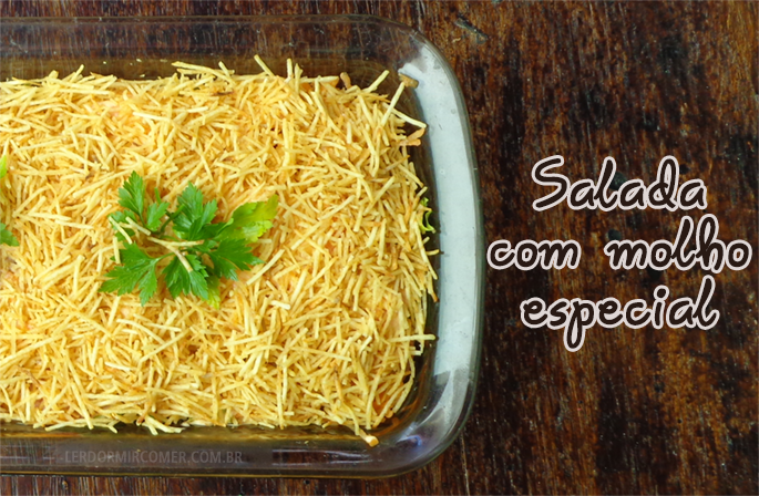 (receita) Salada com molho especial