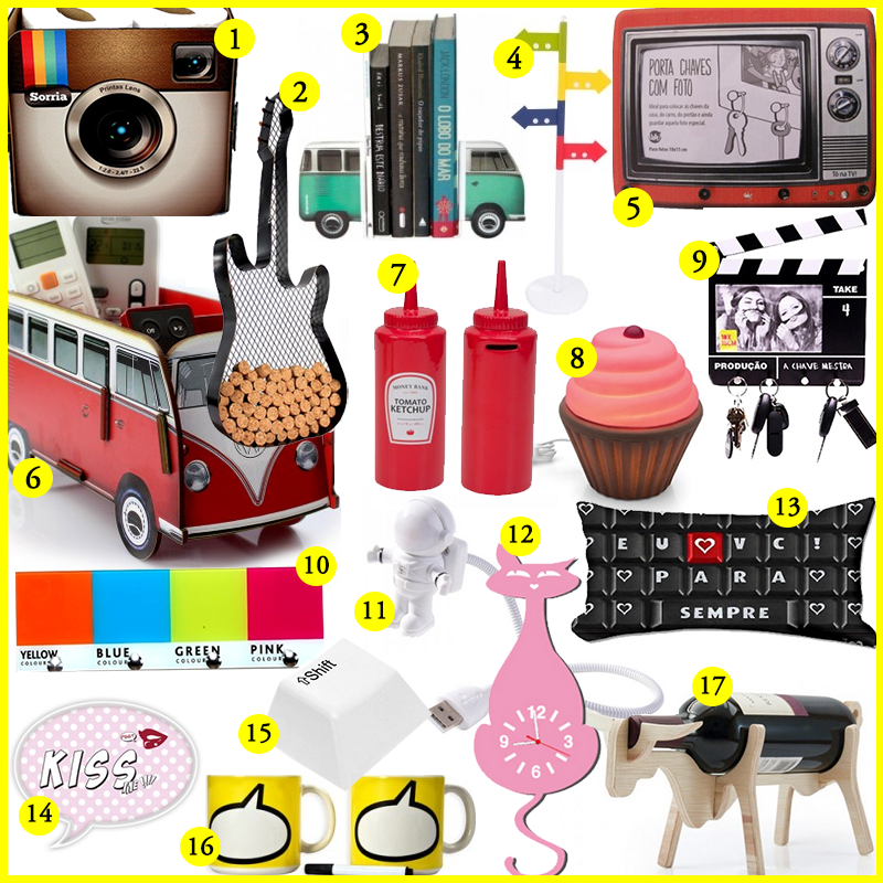 Compras: itens de decoração criativos e divertidos