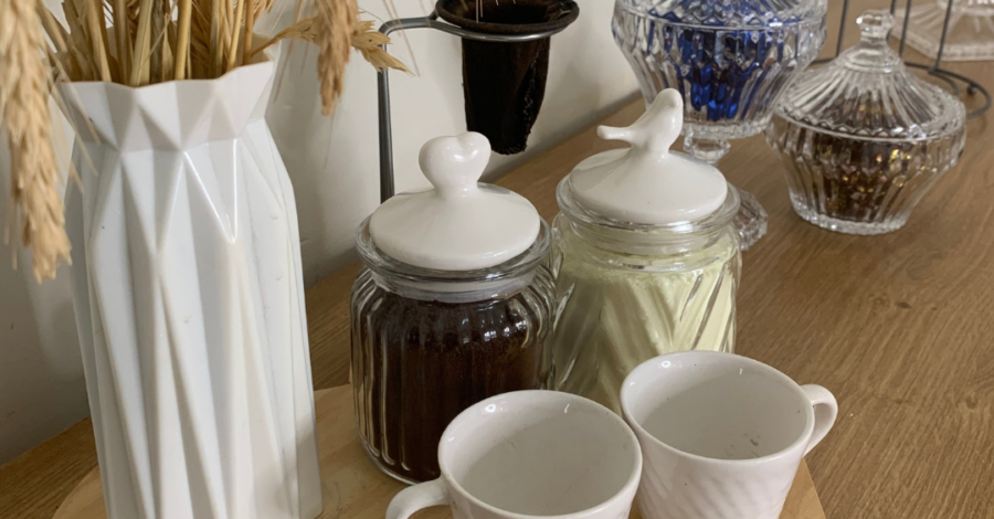 Decorando o cantinho do café + comprinhas na Shopee